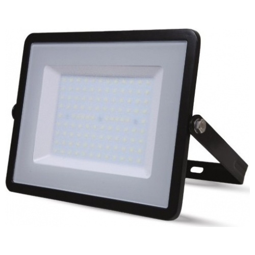 V-TAC LED Προβολέας 100W Μαύρος IP65 110° 8500lm Ψυχρό Λευκό 6400K 215966