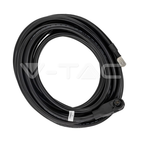 V-TAC - Καλώδιο 4AWG 5m για Σύνδεση Πολού Αρνητικού HV BOX - Inverter - SKU 11865