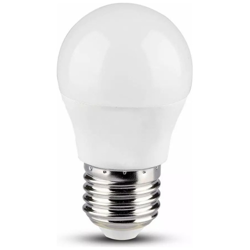 LED V-TAC Έξυπνη Λάμπα Ε27 G45 4.5W RGB + Θερμό και Ψυχρό Λευκό Dimmable Συμβατή με Amazon Alexa και Google Home 2755
