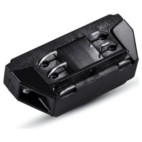Connector για 4 line Track Φωτιστικά Ράγας Μαύρο
