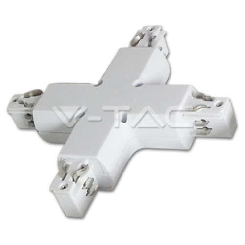 V-TAC 4X Φωτιστικό Ράγας Αξεσουάρ Ψυχρό Λευκό