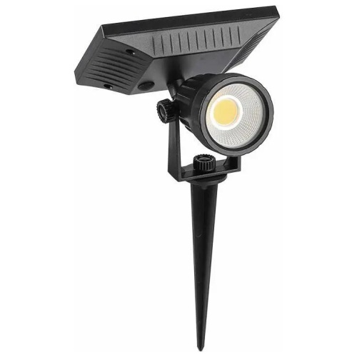 V-TAC Ηλιακό Φωτιστικό Κήπου Καρφί LED 2W Μαύρο V-TAC Αδιάβροχο IP65 Φυσικό 4000K 6661
