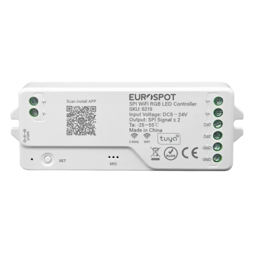 EuroSpot Led Controller SPI RGB Tuya WIFI+2.4RF