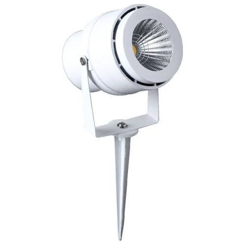 V-TAC Αδιάβροχο Φωτιστικό Κήπου LED 12W 920lm 20° IP65 Χωνευτό με Καρφί Άσπρο Σώμα Ζεστό Λευκό 217547