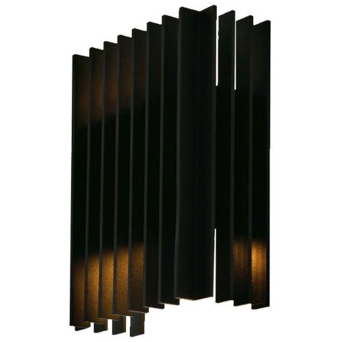 V-TAC Επιτοίχιο Φωτιστικό LED Up-Down 2x6W 230V 340° 1250lm IP65 Αδιάβροχο Φυσικό Λευκό Μαύρο Σώμα 10560
