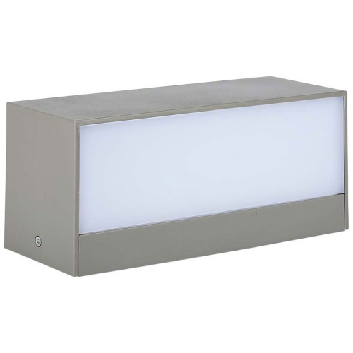 V-TAC Επιτοίχιο Φωτιστικό/Απλίκα Τοίχου LED 12W 230V 1150lm 90° IP65 Up-Down Large Γκρι Σώμα Ψυχρό Λευκό 218244
