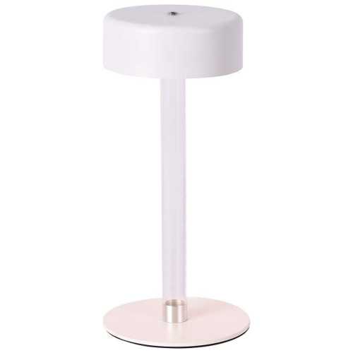 V-TAC Επιτραπέζιο Φωτιστικό LED 3W 210lm 120° IP20 CCT 3σε1 Επαναφορτιζόμενο Touch Dimmable Άσπρο με Διάφανο Σώμα 10571