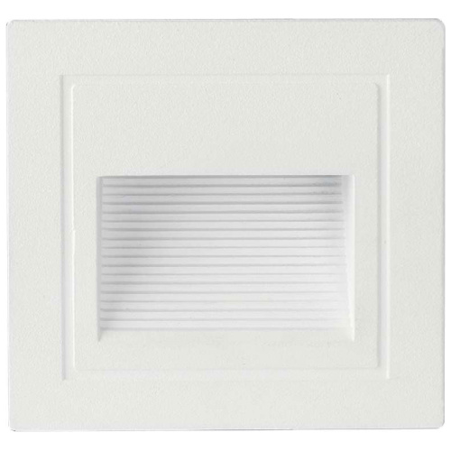 V-TAC Φωτιστικό για Σκαλοπάτια LED – Step Light LED 5W 230V 380lm 270° IP65 Τετράγωνο Ζεστό Λευκό Άσπρο Σώμα 10377