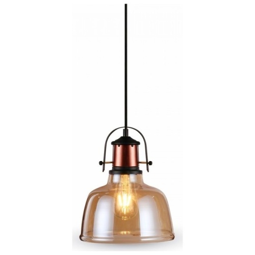 Κρεμαστό Φωτιστικό Vintage  V-TAC Amber Γυαλί και ντουί Ε27 3726