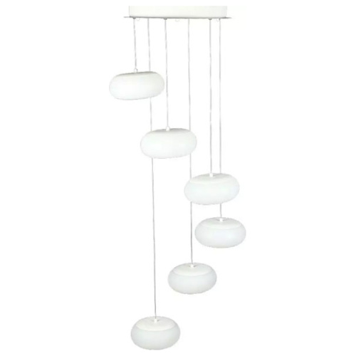 V-TAC Κρεμαστό Φωτιστικό Οροφής LED 72W 230V 120° 6500lm IP20 Ø390x2000mm Ζεστό Λευκό Άσπρο Σώμα Triac Dimmable 40011