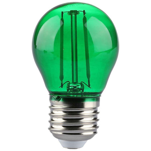 V-TAC Λάμπα LED Filament E27 G45 2W 230V 60lm 300° IP20 Πράσινο 217411