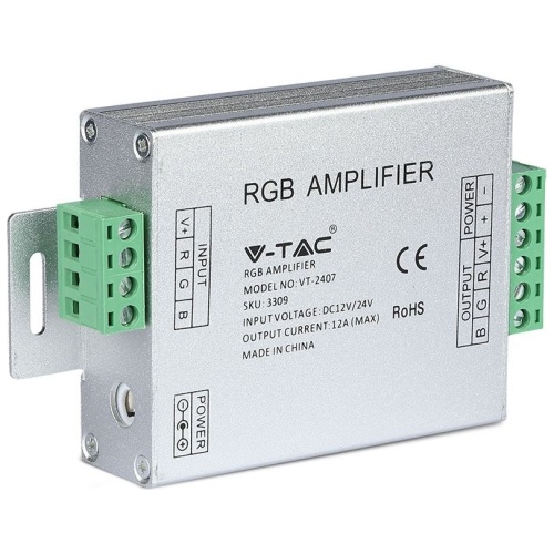 LED RGB Ενισχυτής 144/288W 12/24V V-TAC 3309
