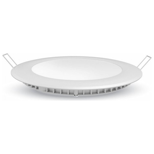 LED V-TAC mini Πάνελ Χωνευτό 24W Premium SAMSUNG Chip Στρογγυλό Ψυχρό Λευκό 726