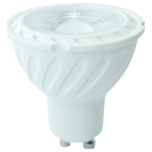 LED VTAC Spot GU10 6.5W SAMSUNG CHIP Plastic 110°  Ψυχρό Λευκό Dimmable 200