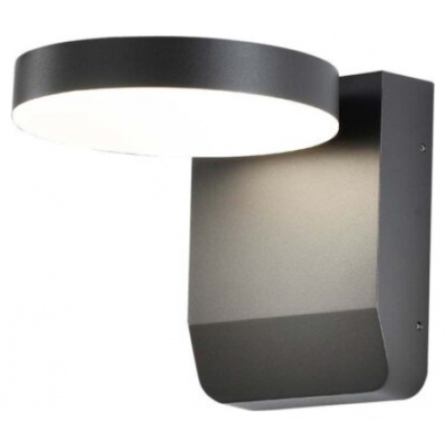 V-TAC LED απλίκα 17W IP65 4000K φυσικό λευκό με μαύρο σώμα στρογγυλή SKU: 2953