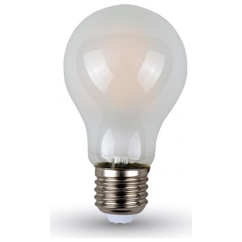LED V-TAC Λάμπα 5W Filament E27 A60 A++ Frost Cover Ψυχρό Λευκό 6400Κ 7180
