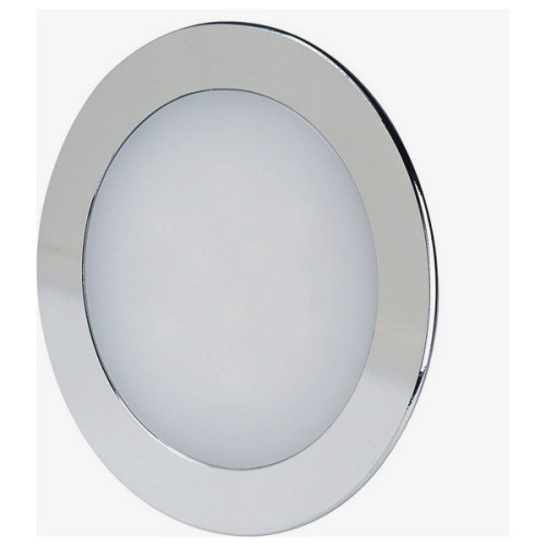 LED  Πάνελ mini V-TAC 18W στρογγυλό Νίκελ Χρώμιο Ψυχρό Λευκό 6348