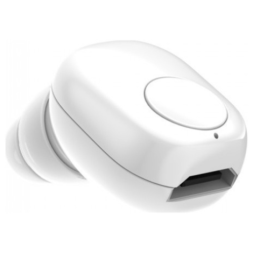 V-TAC Bluetooth Mini Handsfree in-ear για κινητό τηλέφωνο 55mAh Λευκό 7705
