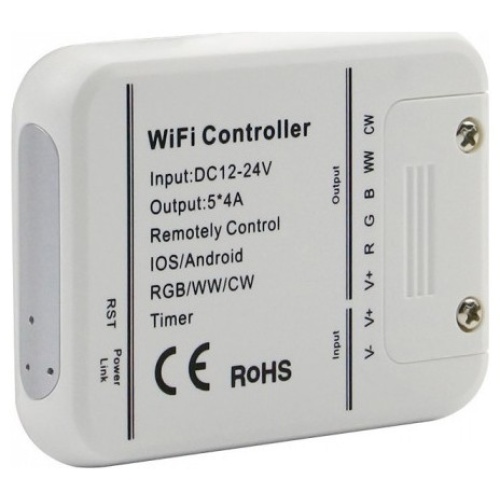 V-TAC Έξυπνο WIFI Controler Λευκό για ταινίες LED Συμβατό με Amazon Alexa και Google Home