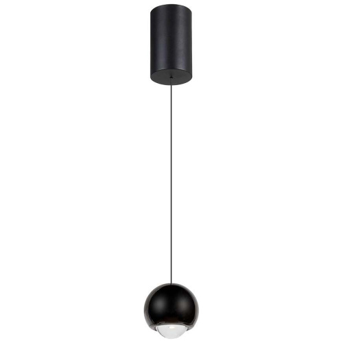 V-TAC LED κρεμαστό φωτιστικό οροφής σφαίρα 6W 3000K θερμό λευκό με μαύρο σώμα SKU: 10341