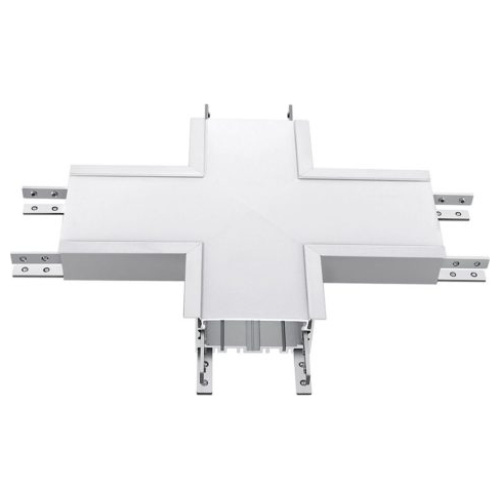 V-TAC LED σύνδεσμος σταυρός για γραμμικό φωτιστικό Samsung 16W Φυσικό λευκό 4000K με λευκό σώμα SKU: 399