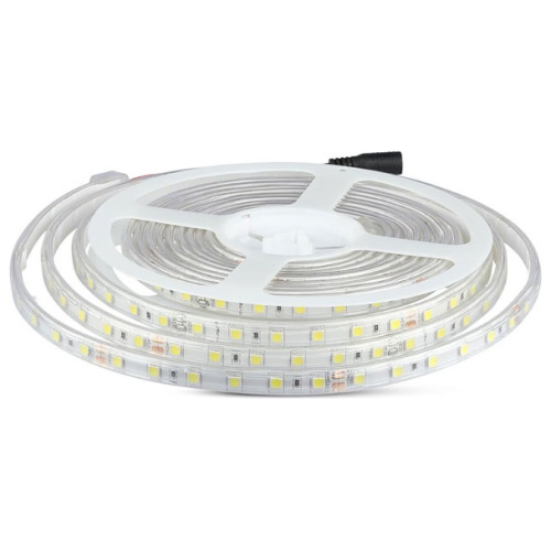 V-TAC Ταινία LED SMD 24V 10W 830lm/m 60LEDs/m 120° IP65 Ψυχρό Λευκό 212564 (5 μέτρα)