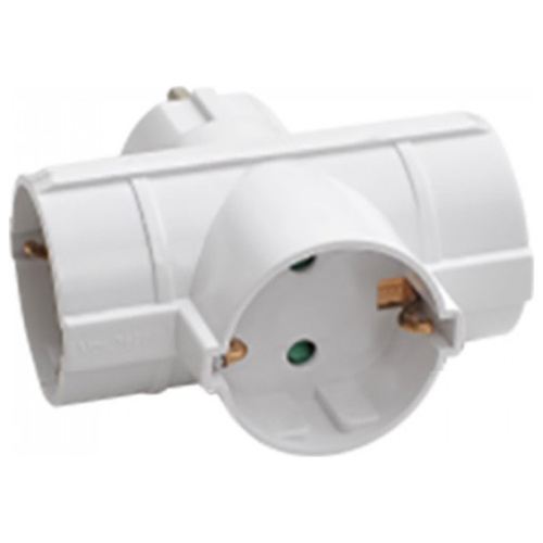 V-TAC Πρίζα Σούκο Τ 3 θέσεων με γείωση 10/16A 250V 8786