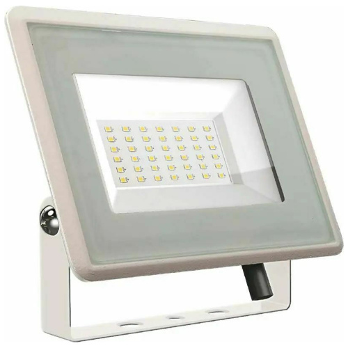 V-TAC Προβολέας LED F-Class 30W ψυχρό λευκό 6500K λευκό σώμα 6748