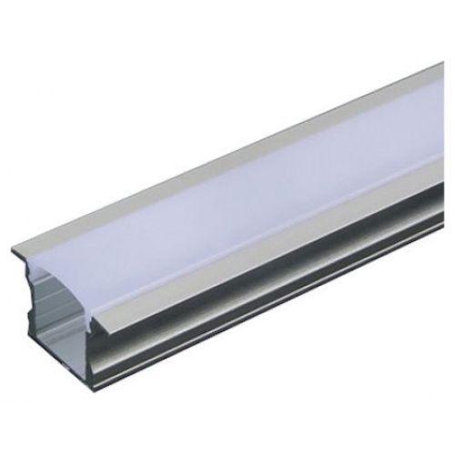 V-TAC Προφίλ αλουμινίου για ταινίες LED χωνευτό 2000 x 23 x 15.5mm  3351