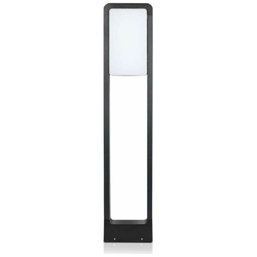 V-TAC LED Φωτιστικό Κολωνάκι Δαπέδου Μαύρο Αδιάβροχο 10W PRO Samsung Chip IP65 650lm Θερμό 3000K 20113