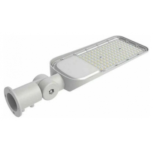 V-TAC LED φωτιστικό δρόμου Samsung SMD 30W 6500Κ ψυχρό λευκό 100lm/W με ρυθμιζόμενο αντάπτορα 20423