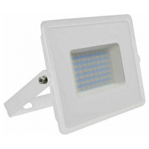 V-TAC Προβολέας LED 50W ψυχρό λευκό 6500K λευκό σώμα 215963