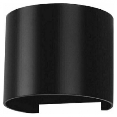 V-TAC Επιτοίχιο Φωτιστικό LED 5W 230V 5°-120° 700lm IP65 Στρογγυλό Up-Down Μαύρο Ζεστό Λευκό 217081