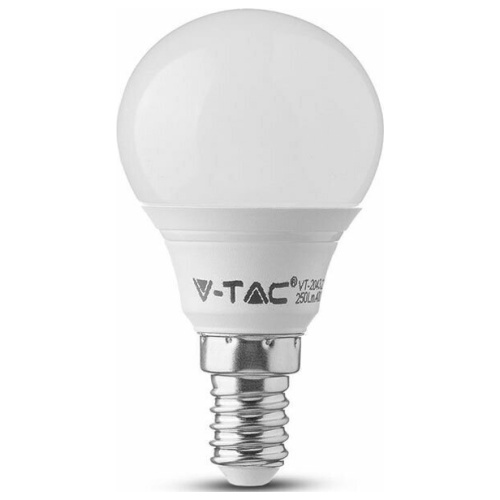 V-TAC Λάμπα LED E14 P45 Γλομπάκι SMD 4.5W 230V 470lm 180° IP20 Ζεστό Λευκό 6τμχ. 212733