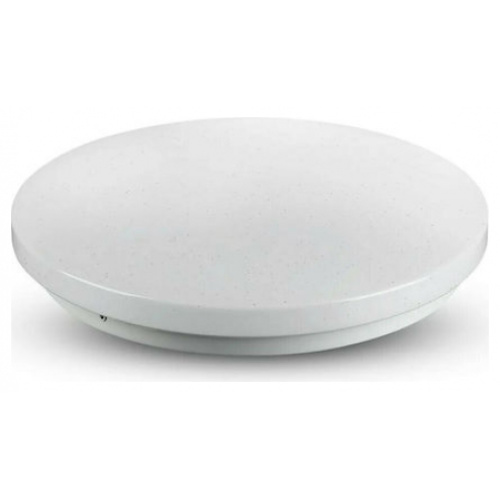 V-TAC Πλαφονιέρα Οροφής LED 18W 230V 360° 1800lm IP20 Ø310x55mm Στρογγυλή Starry Cover με Διακόπτη Εναλλαγής Χρωμάτων CCT 3σε1 217604