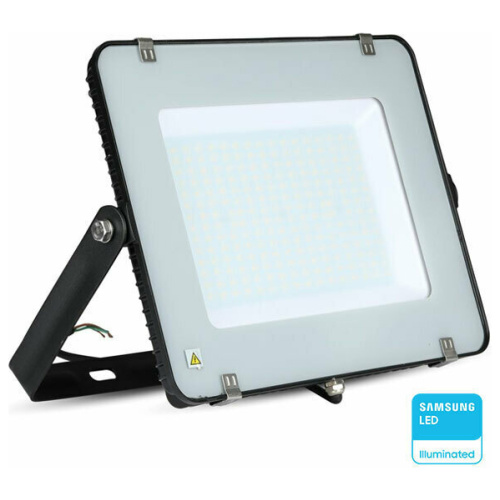 V-TAC  Προβολέας LED Samsung chip 200W Ψυχρό λευκό 6500K μαύρο σώμα 21419