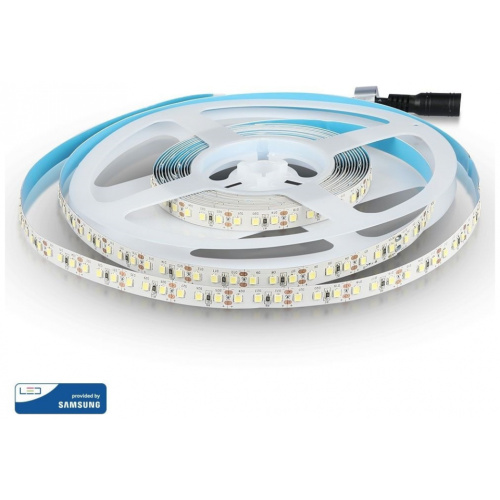 Ταινία LED SMD 12V 12W 1320lm 120LEDs/m 120° IP20 Samsung Chip Φυσικό Λευκό 21324 V-TAC (5 μέτρα)