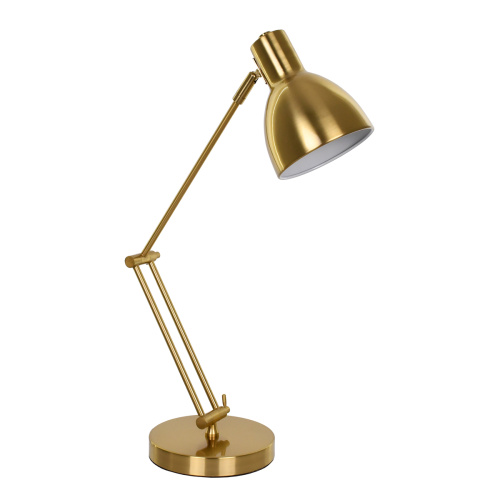 GloboStar® ZETO 00836 Μοντέρνο Επιτραπέζιο Φωτιστικό Πορτατίφ Μονόφωτο 1 x E27 IP20 Χρυσό Μέταλλο - Μ- x Π- x Υ72cm