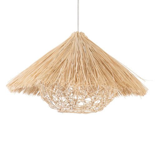 GLOBOSTAR® CHEOPE 01599 Boho Κρεμαστό Φωτιστικό Οροφής με Ντουί 1 x E27 AC 220-240V IP20 - Μπεζ - Μ45 x Π45 x Y35cm