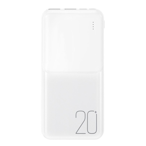 XO PR252 Lighted Mobile Power 20000mAh Λευκό