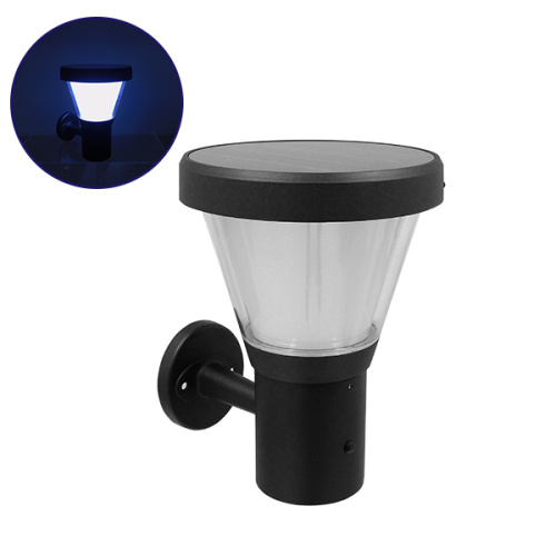 GLOBOSTAR® SOLARTIS 12126 Φωτιστικό Κολωνάκι Κήπου LED 10W 1000lm 180° με Ενσωματωμένο Φωτοβολταϊκό Panel 6V 5W & Επαναφορτιζόμενη Μπαταρία Li-ion 3.2V 6000mAh με Αισθητήρα Ημέρας-Νύχτας Αδιάβροχο IP65 Ψυχρό Λευκό 6000K - Γκρι Ανθρακί - Μ24 x Π32 x Υ28cm - 2 Χρόνια Εγγύηση