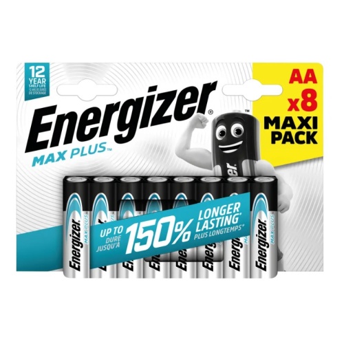 Energizer Max Plus Alkaline Battery ΑΑ (8 τμχ)