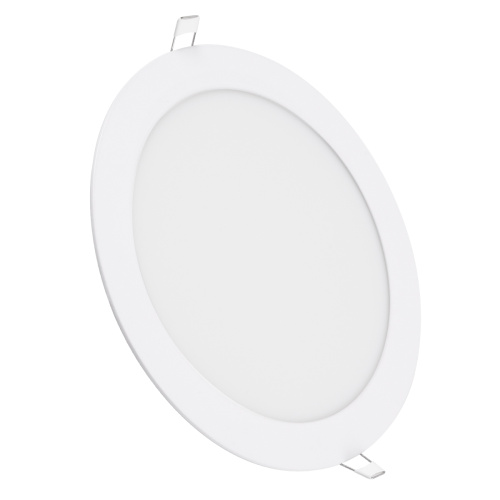 GloboStar® 60188 Χωνευτό LED Panel Φ22cm 20W 2180lm 120° AC 220-240V IP20 Φ22.2 x Υ1.9cm Ψυχρό Λευκό 6000K - 3 Years Warranty