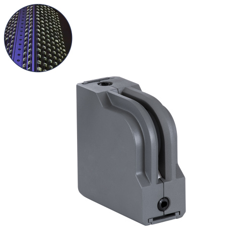 GLOBOSTAR® WINDOW-CORNA 90113 Αρχιτεκτονικό Γωνιακό Φωτιστικό Ανάδειξης Παραθύρων Window Light LED 6W 570lm 3x172° DC 24V Αδιάβροχο IP65 Φυσικό Λευκό 4000K Dimmable - Γκρι Ανθρακί - Μ12 x Π4 x Υ12cm - 3 Χρόνια Εγγύηση