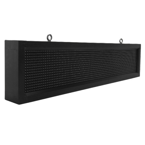 GLOBOSTAR®DISPLAY 90250 Κυλιόμενη Ψηφιακή Επιγραφή P10 Μονής Όψης LED AC 220-240V Αδιάβροχο IP65 Ψυχρό Λευκό 6000K - WiFi Control μέσω FK APP - Αισθητήρας Θερμοκρασίας & Υγρασίας - Μ104 x Π9 x Υ24cm - 2 Χρόνια Εγγύηση