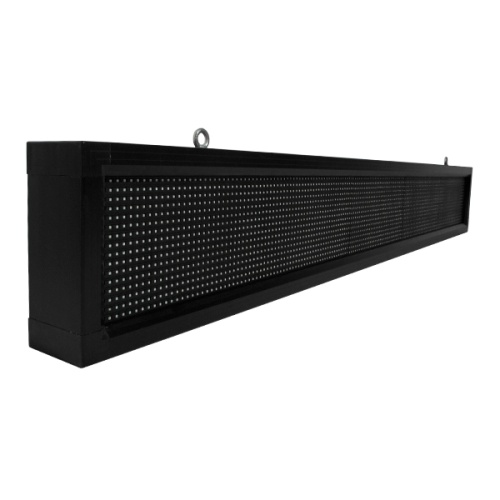GLOBOSTAR®DISPLAY 90265 Κυλιόμενη Ψηφιακή Επιγραφή P10 Μονής Όψης LED AC 220-240V Αδιάβροχο IP54 RGBW - WiFi Control μέσω FK APP - Αισθητήρας Θερμοκρασίας & Υγρασίας - Μ168 x Π9 x Υ24cm - 2 Χρόνια Εγγύηση