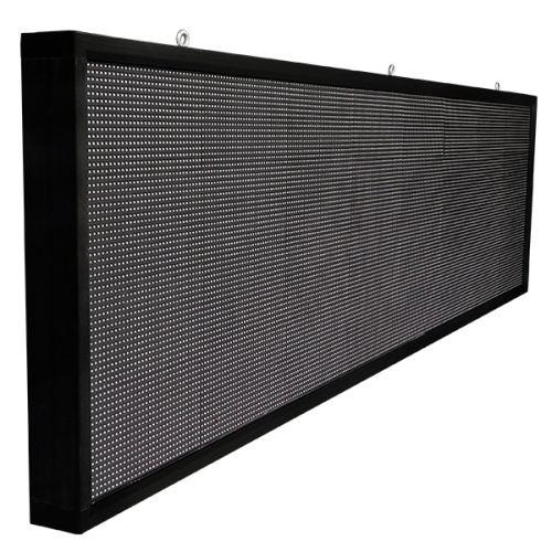 GLOBOSTAR®DISPLAY 90293 Κυλιόμενη Ψηφιακή Επιγραφή P10 Μονής Όψης LED AC 220-240V Αδιάβροχο IP65 Μπλε - WiFi Control μέσω FK APP - Αισθητήρας Θερμοκρασίας & Υγρασίας - Μ264 x Π9 x Υ72cm - 2 Χρόνια Εγγύηση