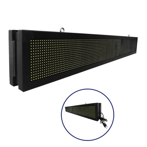 GLOBOSTAR®DISPLAY 90310 Κυλιόμενη Ψηφιακή Επιγραφή P10 Διπλής Όψης LED AC 220-240V Αδιάβροχο IP65 Ψυχρό Λευκό 6000K - WiFi Control μέσω FK APP - Αισθητήρας Θερμοκρασίας & Υγρασίας - Μ168 x Π12 x Υ24cm - 2 Χρόνια Εγγύηση