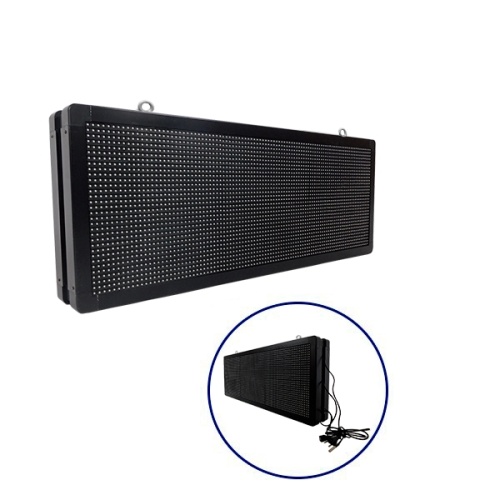 GLOBOSTAR®DISPLAY 90322 Κυλιόμενη Ψηφιακή Επιγραφή P10 Διπλής Όψης LED AC 220-240V Αδιάβροχο IP65 Πράσινο - WiFi Control μέσω FK APP - Αισθητήρας Θερμοκρασίας & Υγρασίας - Μ104 x Π12 x Υ40cm - 2 Χρόνια Εγγύηση