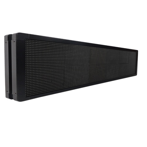 GLOBOSTAR®DISPLAY 90331 Κυλιόμενη Ψηφιακή Επιγραφή P10 Διπλής Όψης LED AC 220-240V Αδιάβροχο IP65 Κόκκινο - WiFi Control μέσω FK APP - Αισθητήρας Θερμοκρασίας & Υγρασίας - Μ168 x Π12 x Υ40cm - 2 Χρόνια Εγγύηση